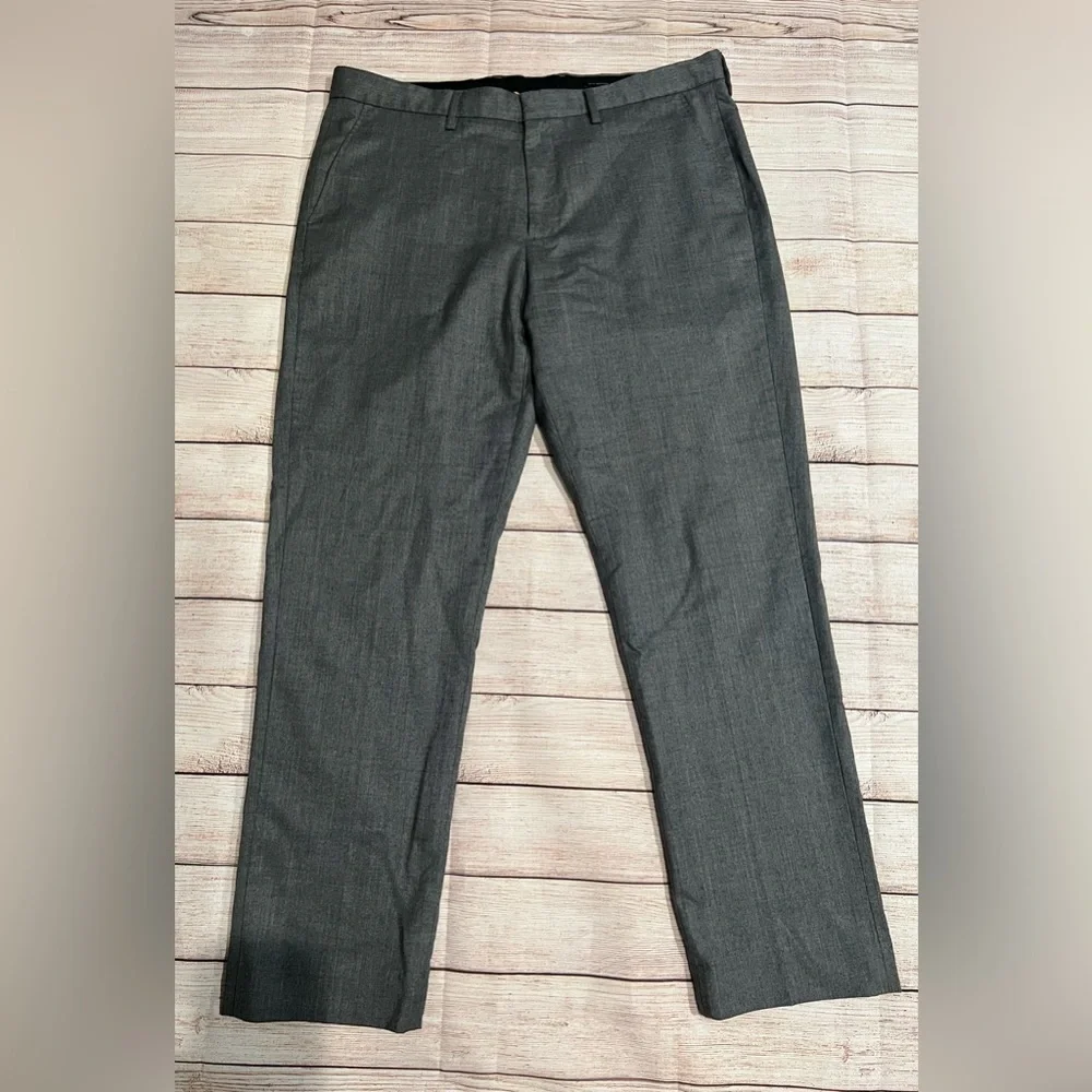 J.Crew men’s Slim Bedford gray wool pants size 36 x 32